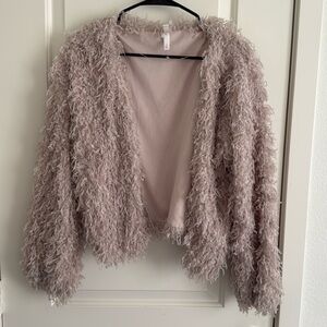 Xhilaration Shag Jacket - Size Small